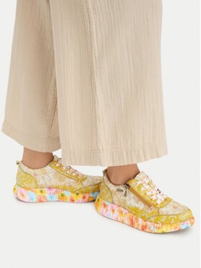 Laura Vita Sneakersy Nikito 62 Żółty