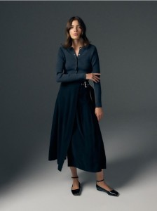 Spódnica z wiskozy - czarny