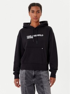Karl Lagerfeld Jeans Bluza A2W20053 Czarny Regular Fit