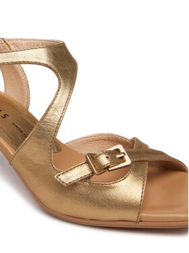 Hispanitas Sandały HV264814 C003 Złoty