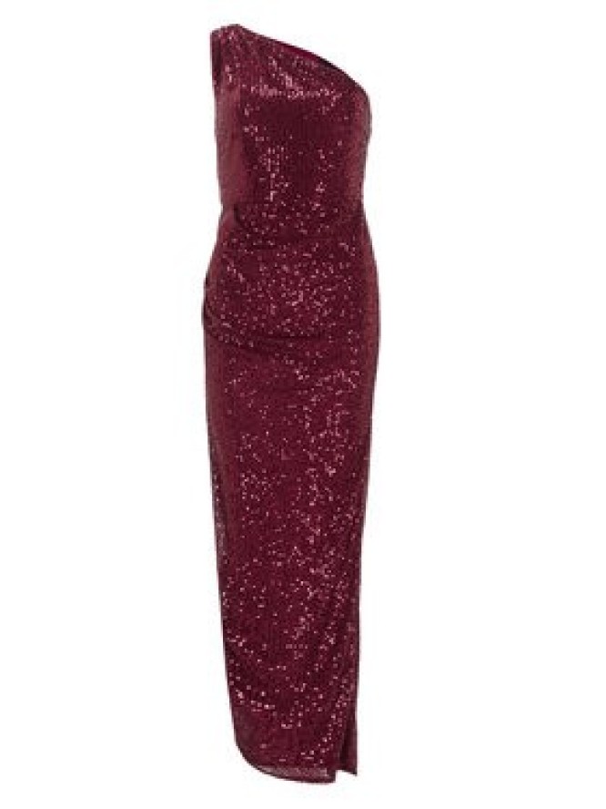 Swing Sukienka wieczorowa 5AI09800 Bordowy Slim Fit