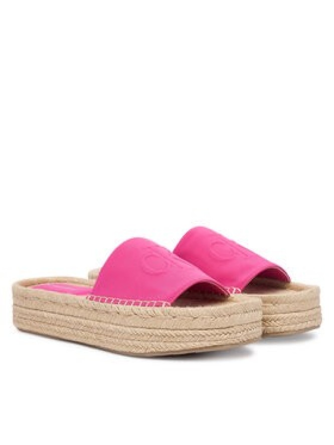 Calvin Klein Espadryle Ebeth HW0HW02894 Różowy