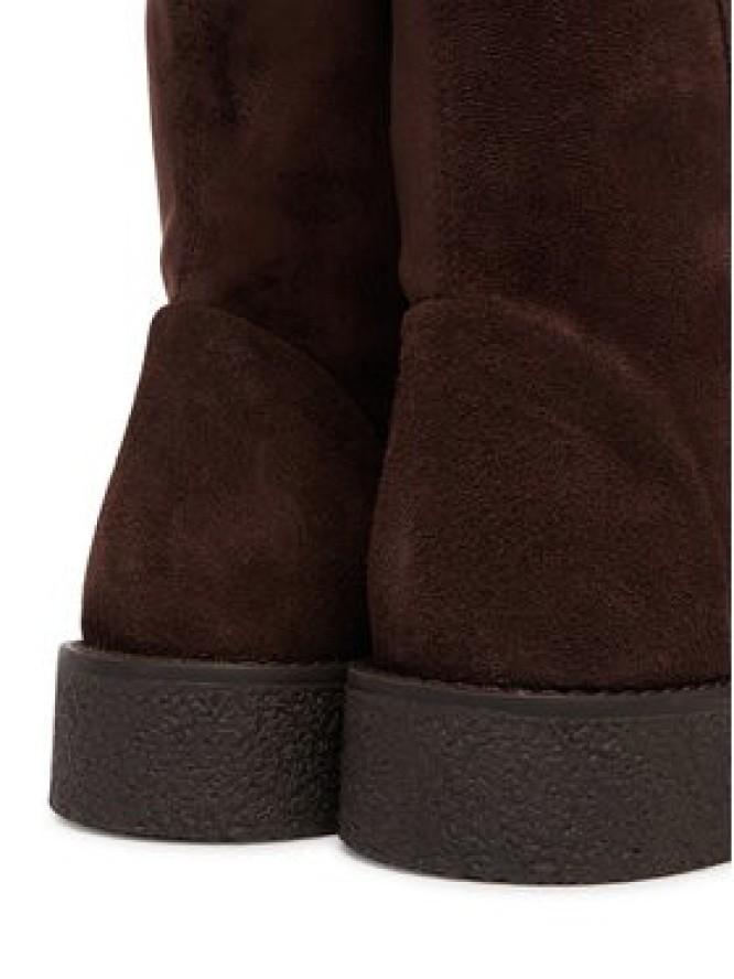 Clarks Botki Nella Bay 26327194 Brązowy ciemny