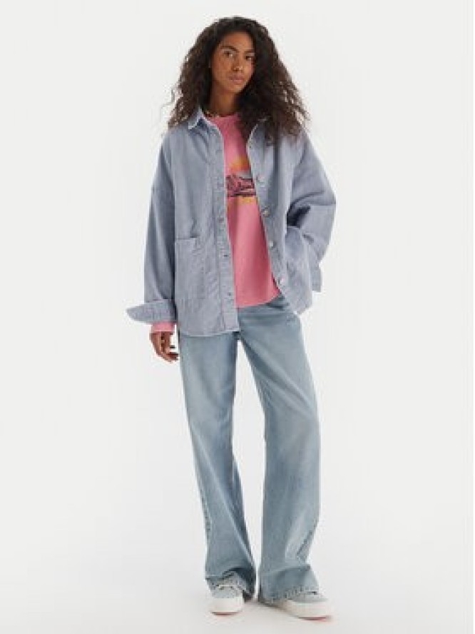 Roxy Koszula Kick Back Washed Cord ERJWT03697 Niebieski Regular Fit