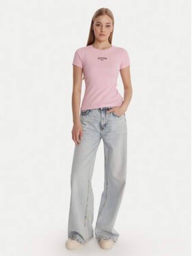 Guess Jeans T-Shirt W6RP22 KA0H1 Czarny Slim Fit