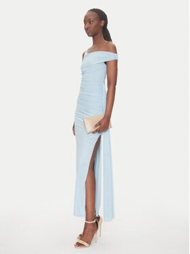 Bardot Sukienka koktajlowa 59512DB Błękitny Slim Fit