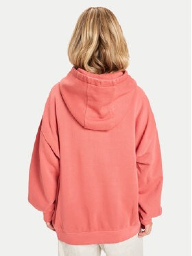 Quiksilver Bluza Essential EQWFT03191 Czerwony Oversize