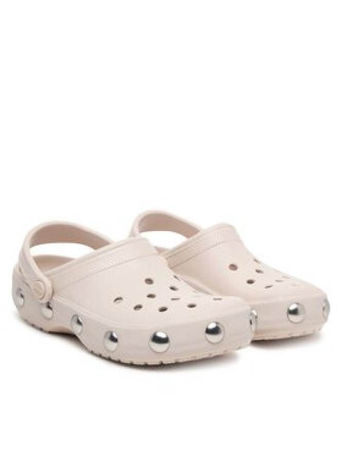 Crocs Klapki Classic Big Studded Clog 214236 Kremowy