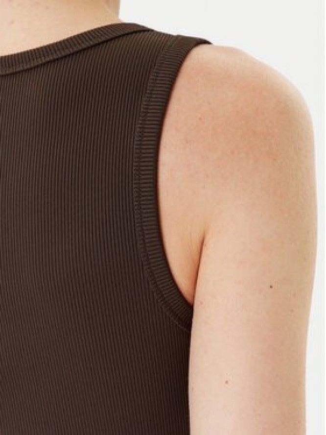 Guess Top W5YP00 KCXJ2 Brązowy Regular Fit