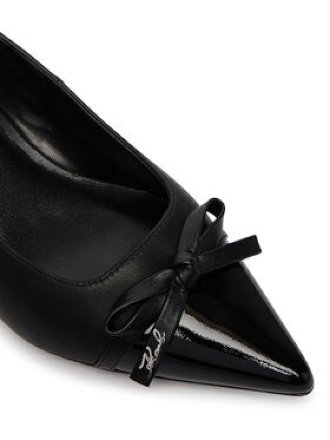 KARL LAGERFELD Czółenka Pasha KL30119A Czarny