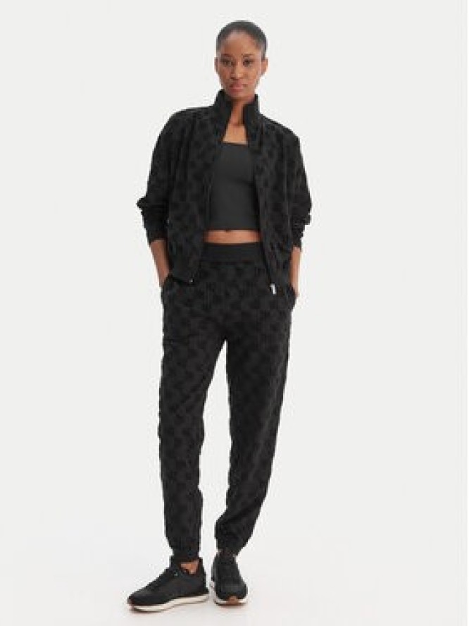 HUGO Spodnie dresowe Monogram 50556809 Czarny Regular Fit