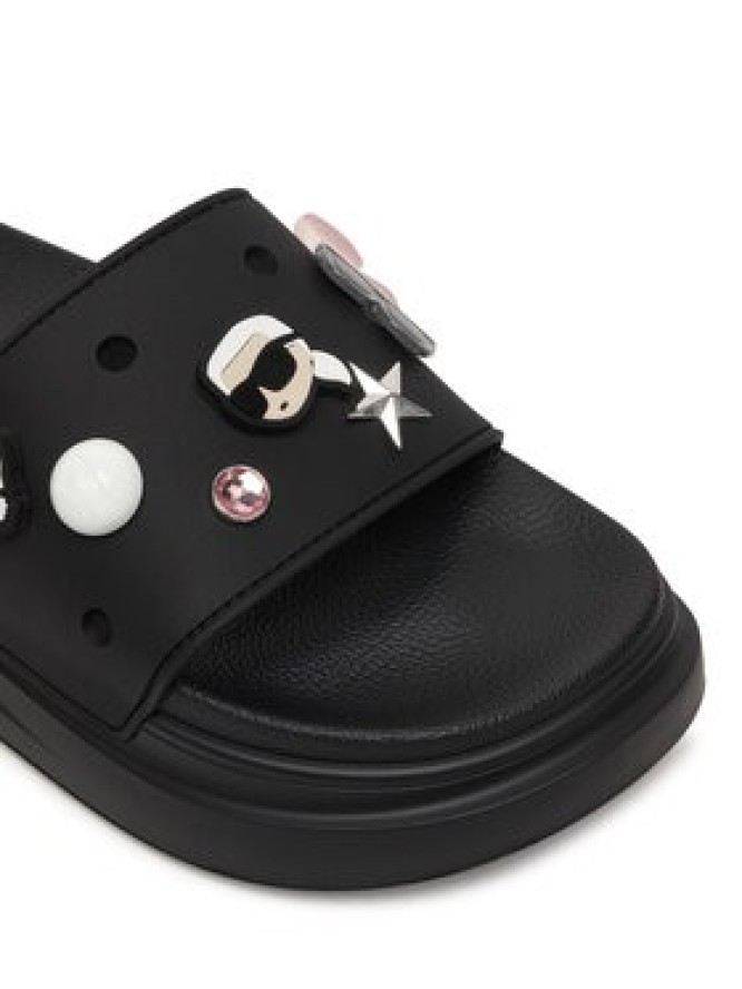 KARL LAGERFELD Klapki KL88826 Czarny