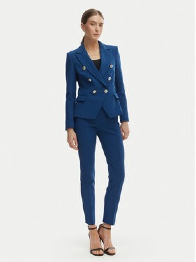 Rinascimento Spodnie materiałowe CFC0128638003 Niebieski Slim Fit