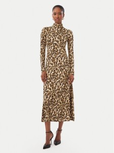 Marella Sukienka codzienna Girino 2623626014 Brązowy jasny Regular Fit