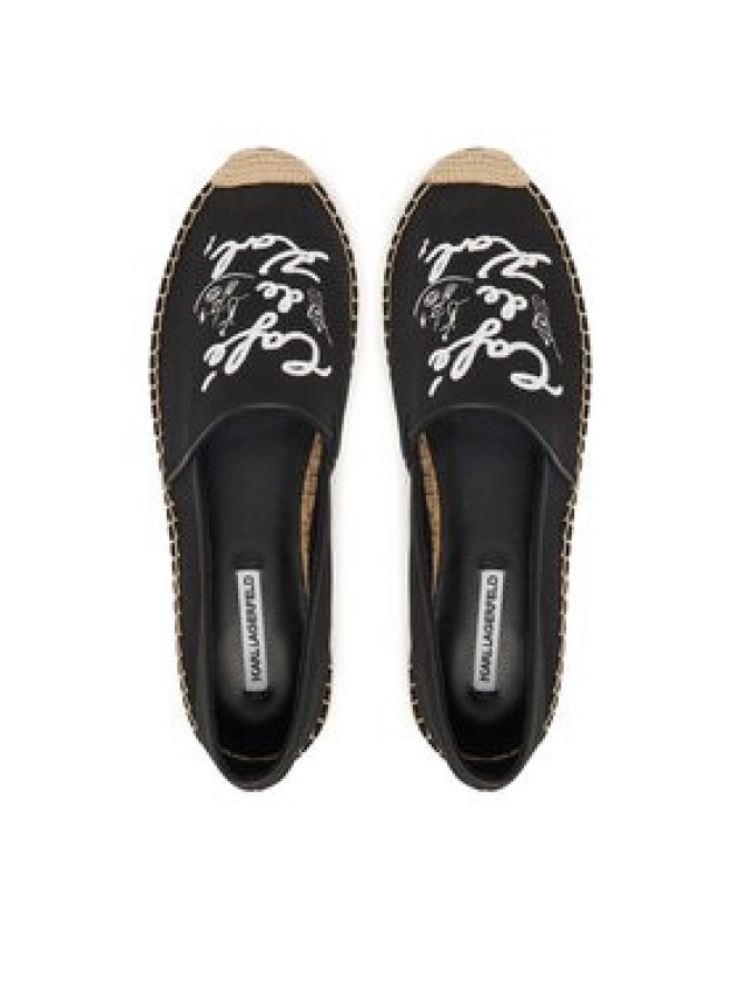 KARL LAGERFELD Espadryle KL81125 Czarny