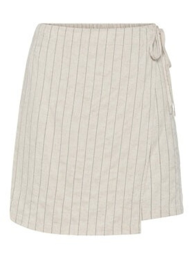 Pieces Spódnica mini Pia 17151891 Beżowy Regular Fit