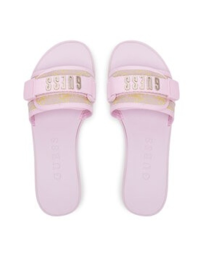 Guess Klapki FLJELY FAL19 Różowy