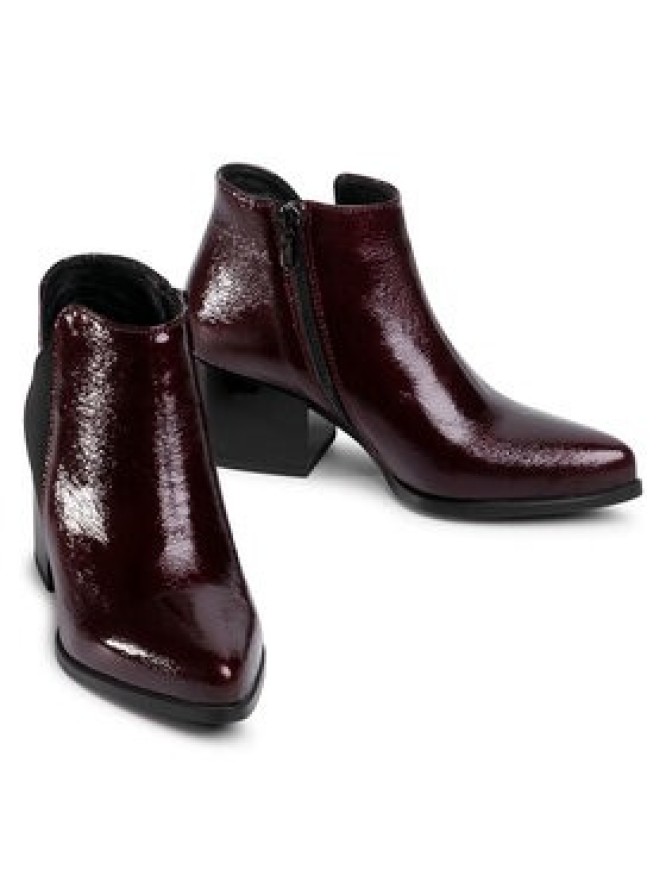 Lasocki Botki 70814-01 Bordowy