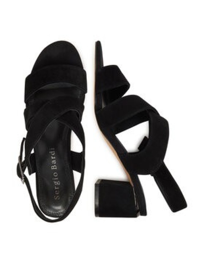 Sergio Bardi Sandały WYL4146-1Z-SB Czarny