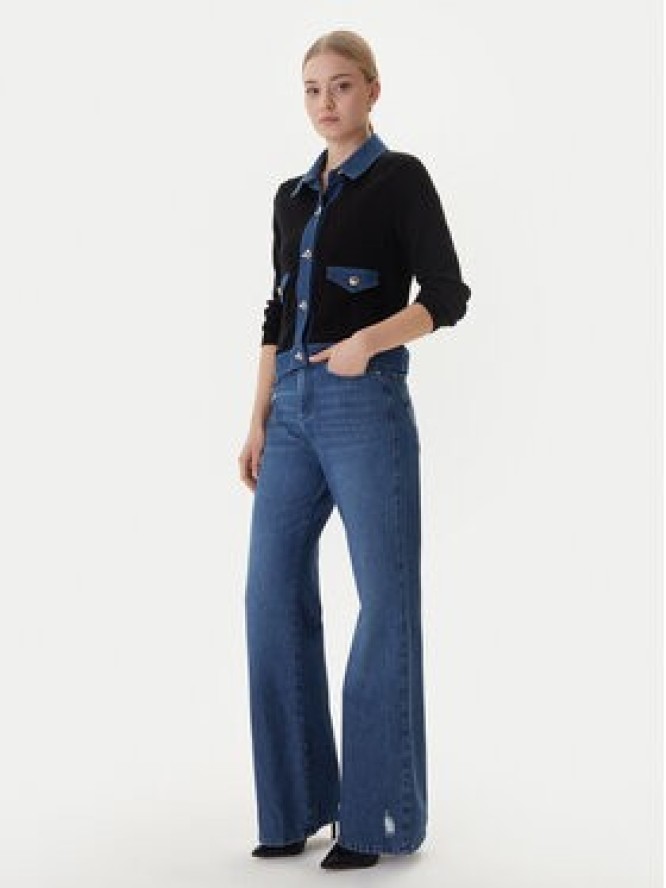 Morgan Kardigan 251-MNAKI Czarny Regular Fit