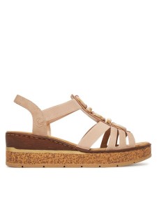 Rieker Sandały 63778-31 Beżowy