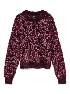 Vero Moda Sweter w kolorze bordowo-czerwonym rozmiar: L
