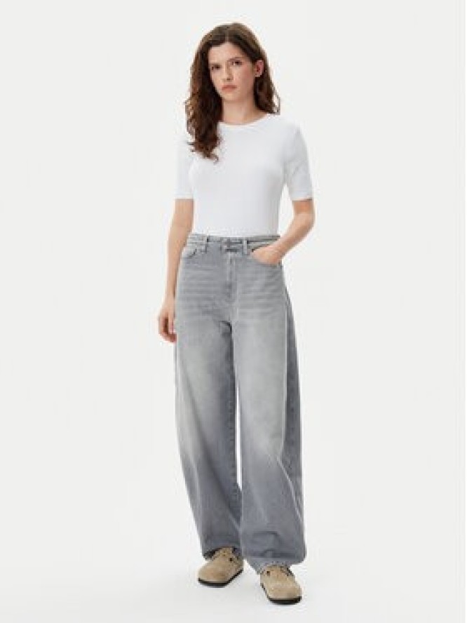 Gap T-Shirt 679172-01 Biały Stretch Fit