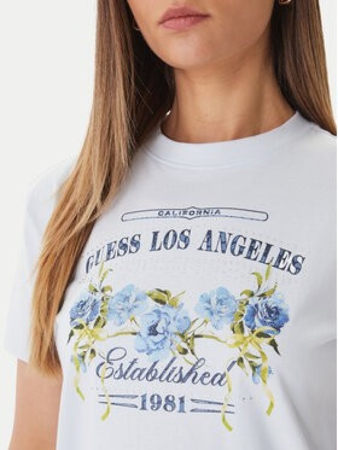Guess T-Shirt W6GI27 K3160 Niebieski Regular Fit