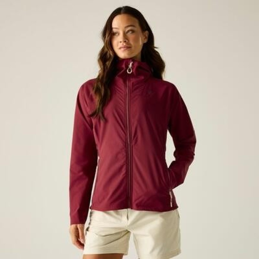 Damska kurtka softshell Nomadic Panelled Water-Repeat z kapturem