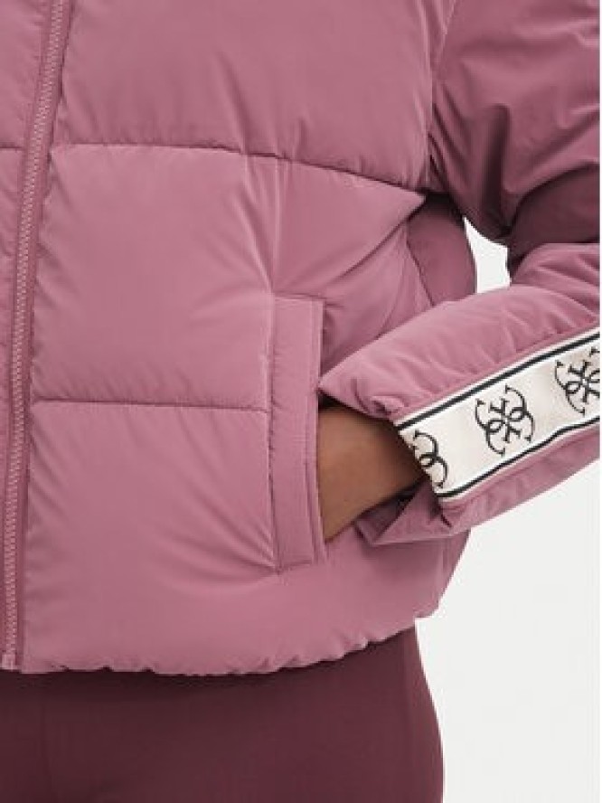 Guess Kurtka zimowa V5BL11 WGYC2 Różowy ciemny Regular Fit
