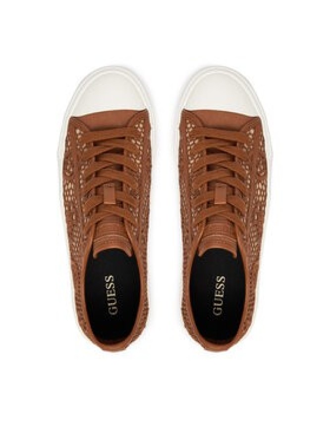 Guess Trampki FLJCR2 FAP12 Brązowy jasny