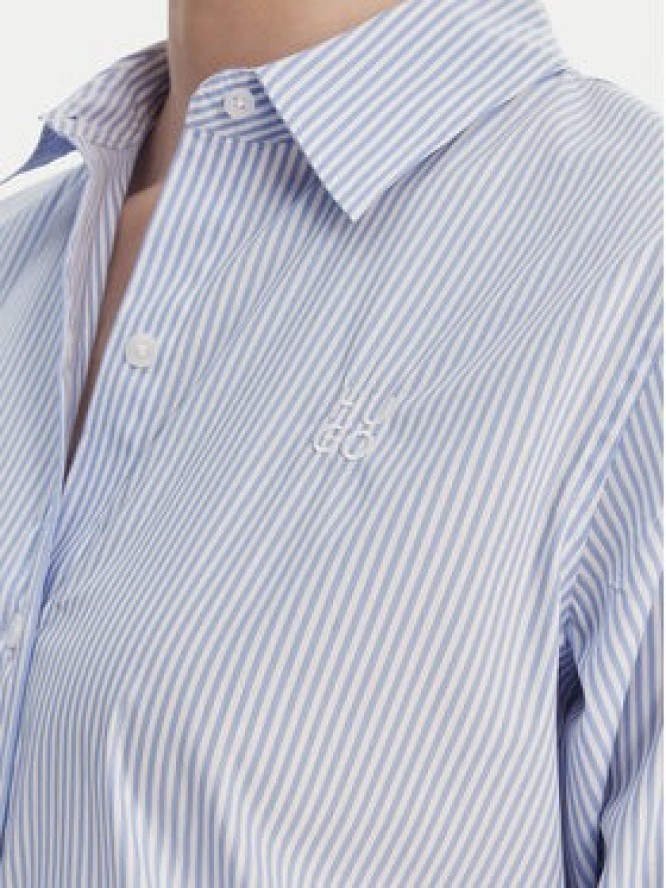 HUGO Koszula Essentia 50552601 Niebieski Regular Fit