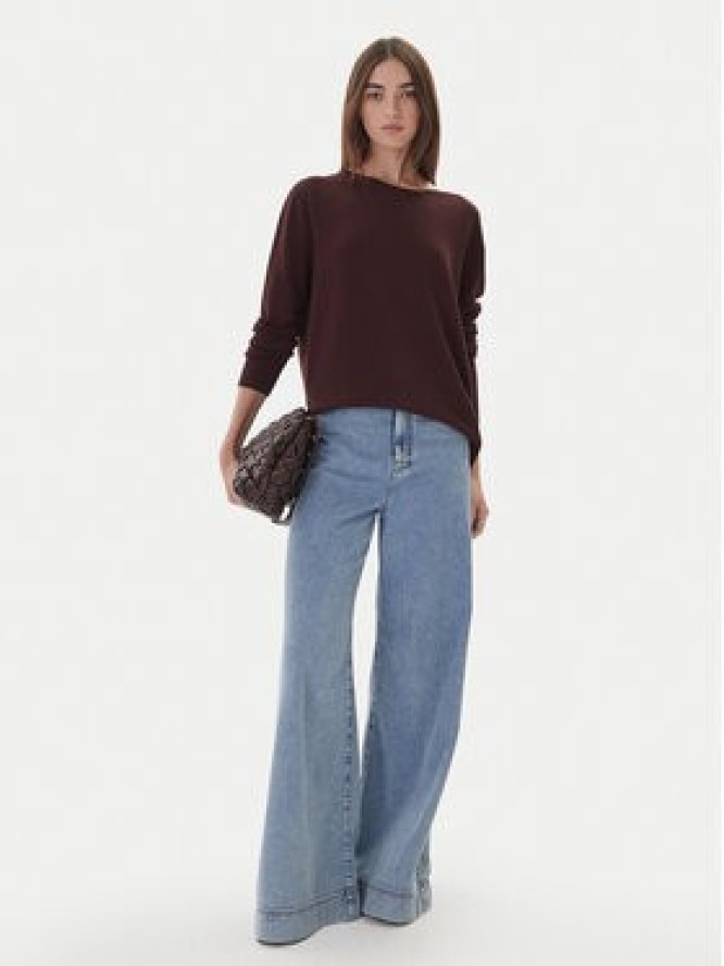 Kontatto Sweter 3M0808C Brązowy Relaxed Fit