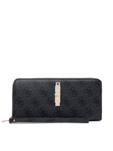 Guess Portfel Yvonne Logo Slg SWSG23 78146 Szary ciemny