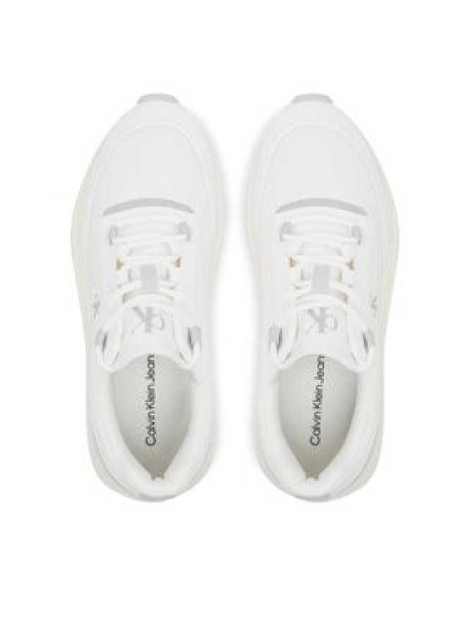 Calvin Klein Jeans Sneakersy Athleisure Runner Laceup Nt YW0YW01823 Biały