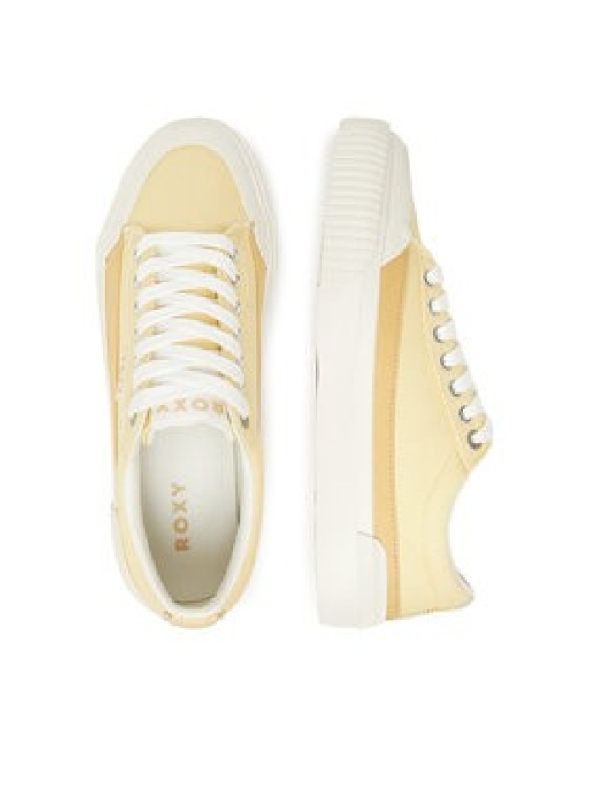 Roxy Trampki V12-901 Żółty