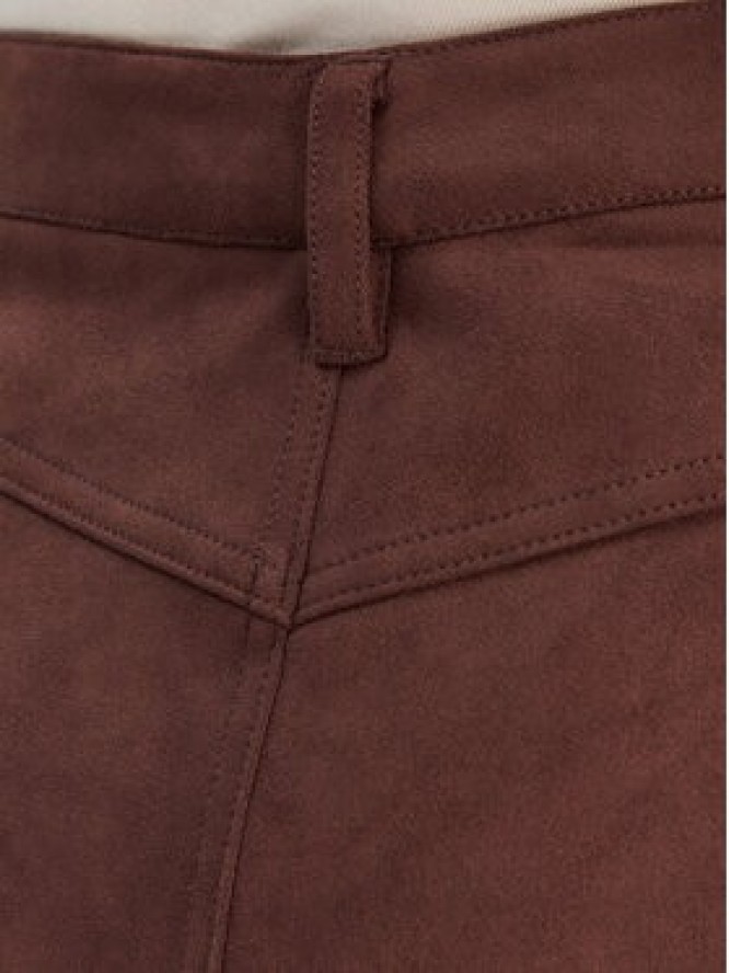 Bardot Spódnica z imitacji skóry Lorenzo 59673SB1 Brązowy Regular Fit