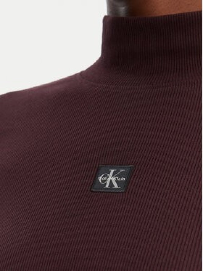 Calvin Klein Jeans Sukienka codzienna LV047E204G Brązowy Slim Fit