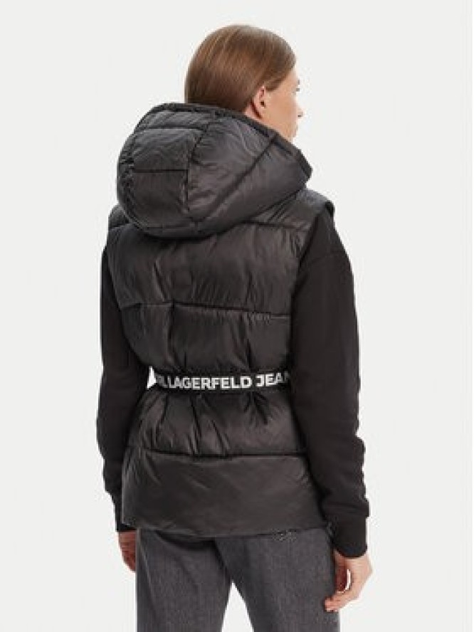 Karl Lagerfeld Jeans Bezrękawnik A3W15025 Czarny Regular Fit