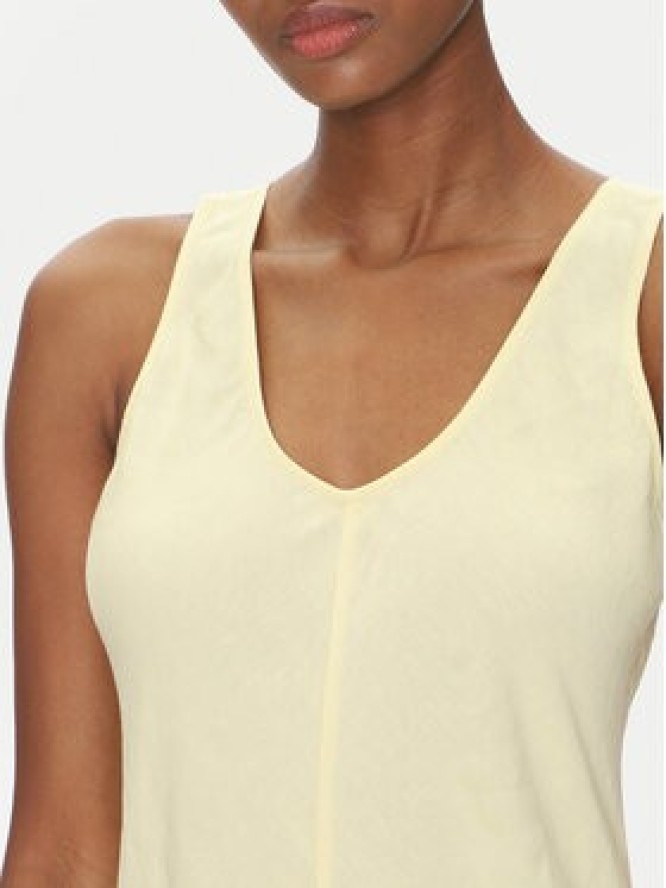 Tommy Hilfiger Sukienka letnia WW0WW46171 Żółty Regular Fit