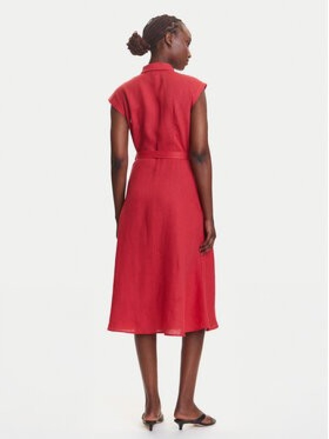 Marella Sukienka koszulowa Rodesia 2515221262 Czerwony Regular Fit