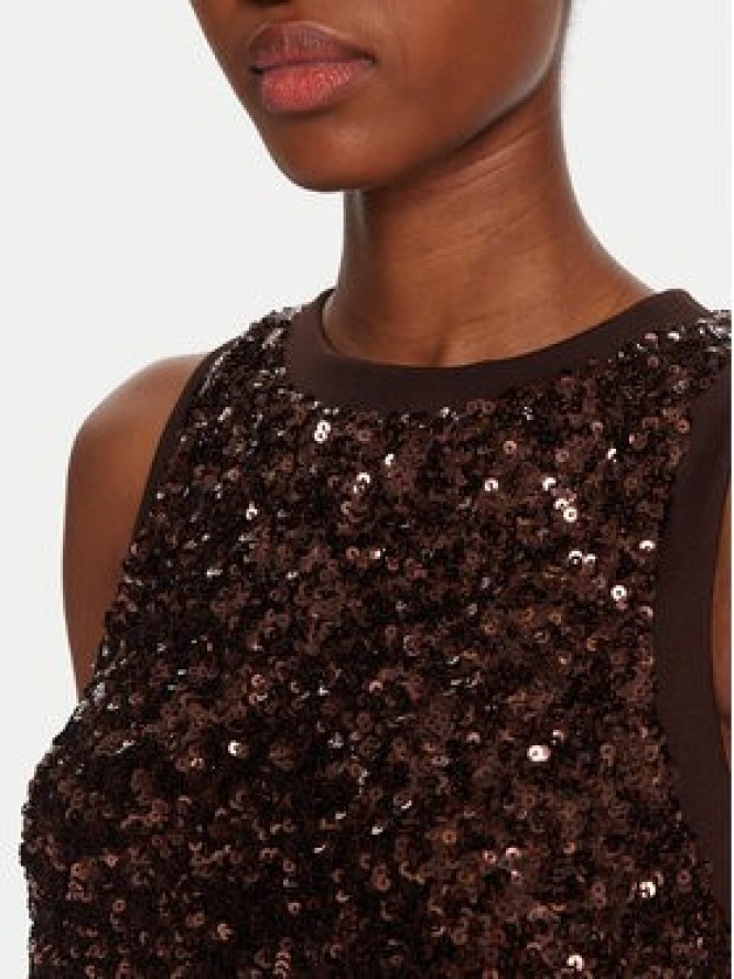 Marella Top Filly 2523946051 Brązowy Slim Fit