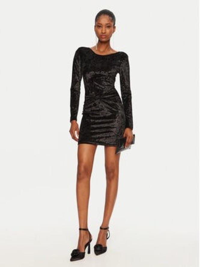 Rinascimento Sukienka koktajlowa CFC0121760003 Czarny Regular Fit