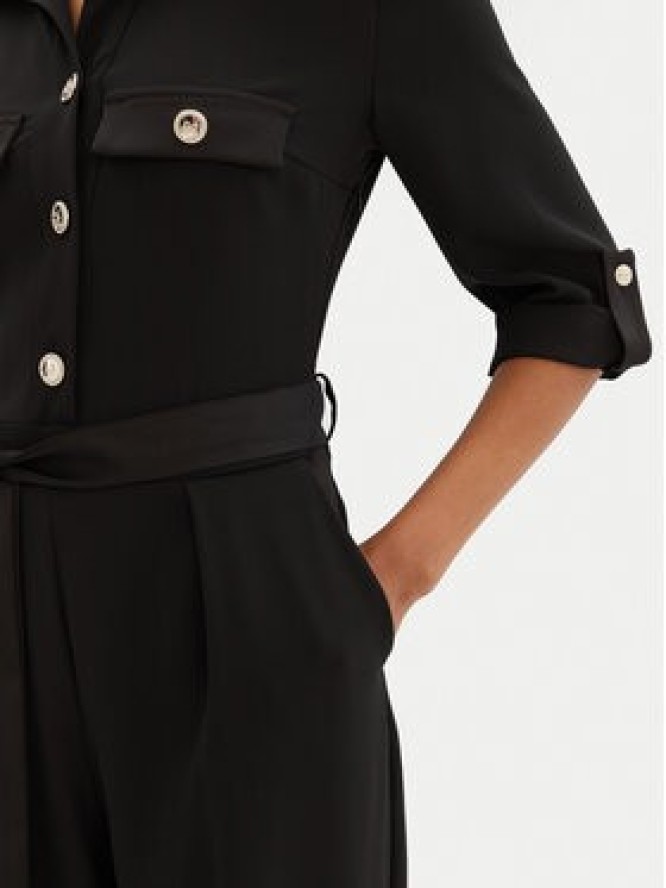 Rinascimento Kombinezon CFC0122472003 Czarny Regular Fit