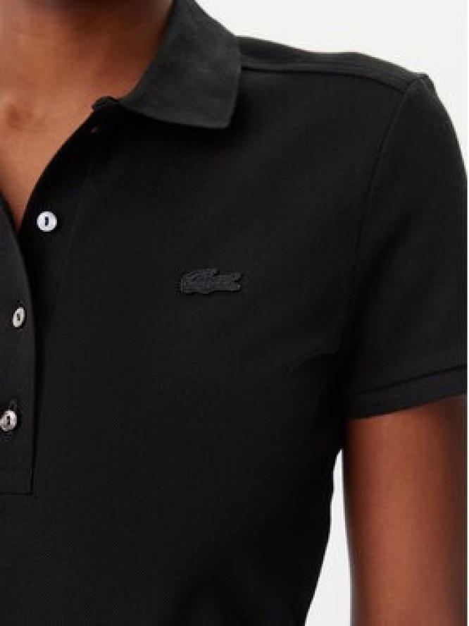 Lacoste Sukienka codzienna EF5473 Czarny Slim Fit