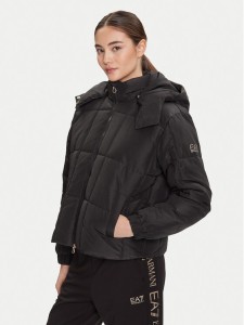 EA7 Emporio Armani Kurtka zimowa 7W000647 AF16074 UC001 Czarny Regular Fit