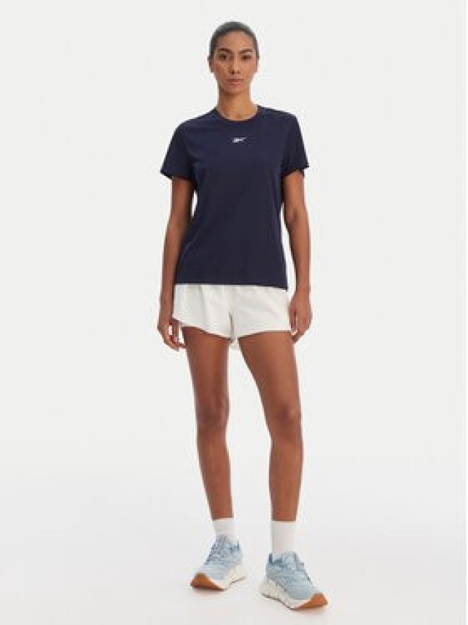 Reebok T-Shirt Essential RK25608CCW Granatowy Regular Fit