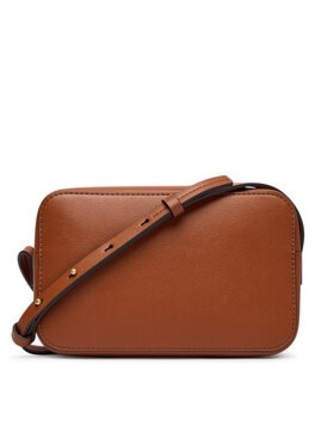 Calvin Klein Torebka Foil Logo Elongated Camera Bag LV04F3276G Brązowy