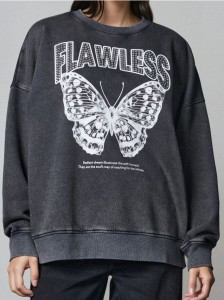 Bluza crewneck - szary