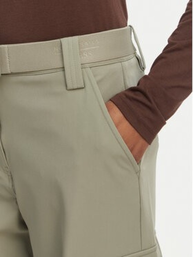 Guess Spodnie materiałowe W6GB01 W1416 Khaki Regular Fit